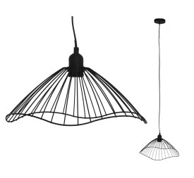 LÁMPARA COLGANTE METAL NEGRO 115CM
