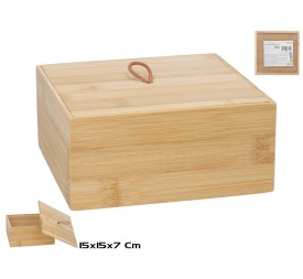 CAJA BAMBOO 15X15X7CM