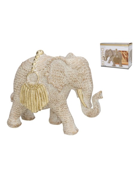 FIGURA ELEFANTE CHANKYA 20,5X10X16 CM RESINA FIGURA ELEFANTE CHANKYA 20,5X10X16 CM RESINA
