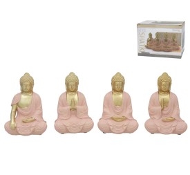 FIGURA BUDA SHATKI 4 SURT 11,3X8,8X16,3 CM RESINA