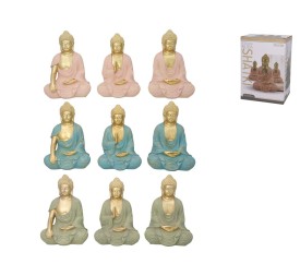 FIGURA BUDA SHATKI 3 SURT 18,3X14,5X26,5 CM RESINA