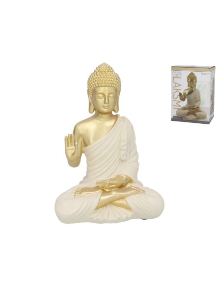 FIGURA BUDA LAKSMI 17X12X23,6 CM RESINA