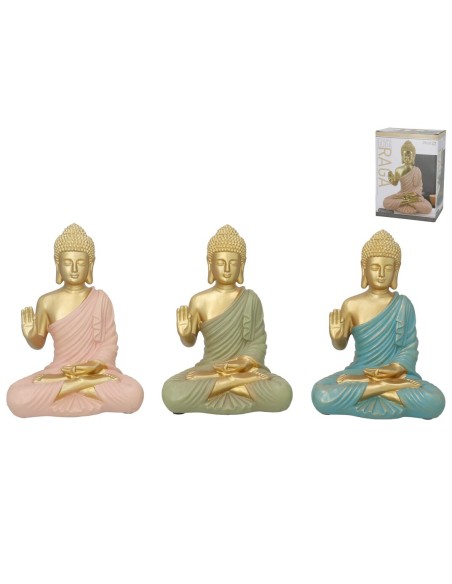FIGURA BUDA RAGA 17X12X23,5 CM