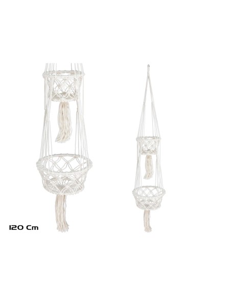 CUELGA MACETAS DOBLE 120 CM  22D