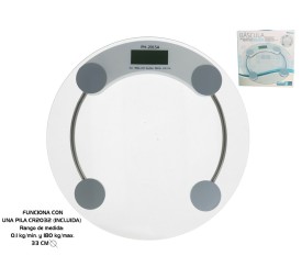 BASCULA BAÑO DIGITAL CRISTAL 3MM GROSOR