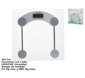 BASCULA BAÑO DIGITAL CRISTAL 3MM GROSOR