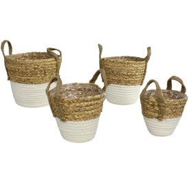 S/4 CESTOS C/ASAS MADRID 23X23X22/26CM