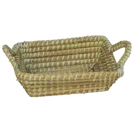 CESTA LEIRE 25X20X8 NATURAL SEAGRASS