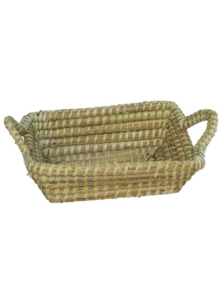 CESTA LEIRE 25X20X8 NATURAL SEAGRASS