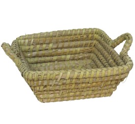 CESTA FILCO 22X22X8 NATURAL SEAGRASS