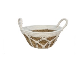 CESTA REDONDA CON ASAS GABON 26X13CM