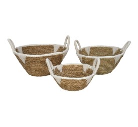 SET 3 CESTAS REDONDAS CON ASAS LIBIA