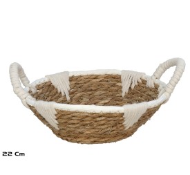 CESTA REDONDA CON ASAS LIBIA 22X9CM
