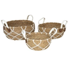 SET 3 CESTAS REDONDAS CON ASAS ZAMBIA
