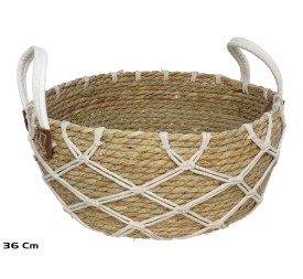 CESTA REDONDA CON ASAS ZAMBIA 36X16CM