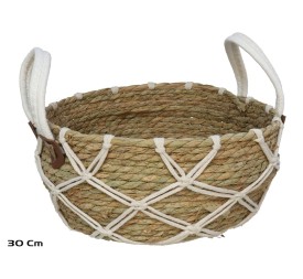 CESTA REDONDA CON ASAS ZAMBIA 30X14CM