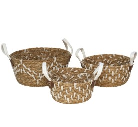 SET 3 CESTAS REDONDAS CON ASAS LIBERIA