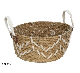 CESTA REDONDA CON ASAS LIBERIA 33X16CM