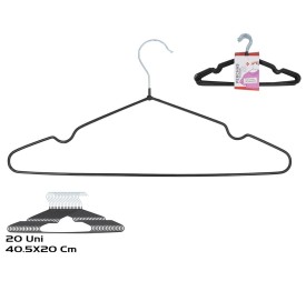 PERCHA WILSON X20 40,5X20 CM NEGRA