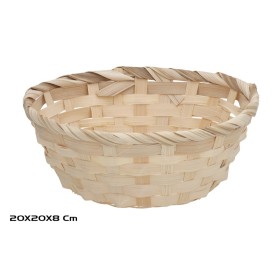 CESTA BAMBU SAM 20X20X8 CM