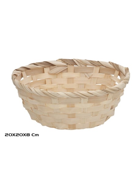 CESTA BAMBU SAM 20X20X8 CM