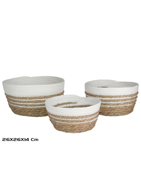 SET 3 CESTAS DUNA 26X14