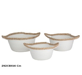 SET 3 CESTAS LION 31X26X14