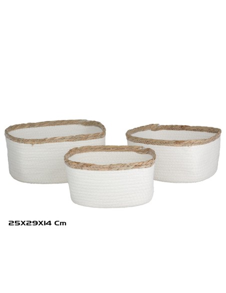 SET 3 CESTAS LION 29X25X14