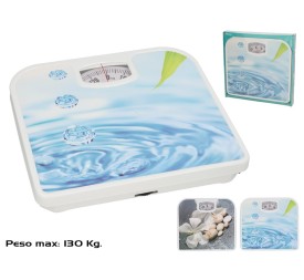 BASCULA BAÑO 130KG IBIZA 27X24X3CM