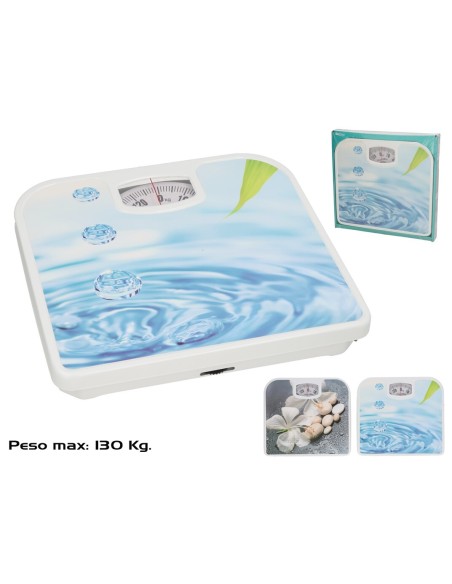 BASCULA BAÑO 130KG IBIZA 27X24X3CM BASCULA BAÑO 130KG IBIZA 27X24X3CM