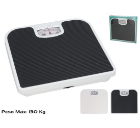 BASCULA BAÑO 130 KG ANTIDESLIZANTE 2 COLORES 27X24