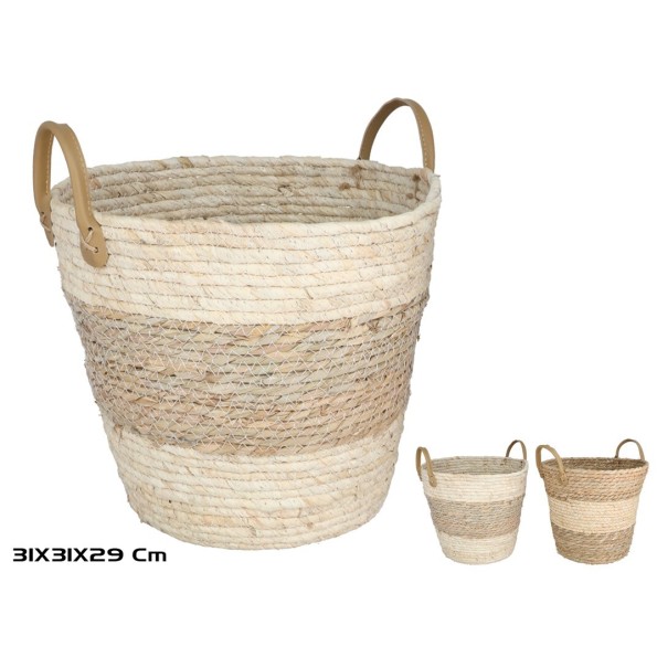 8445393444444CESTA TRICO 31X29CM