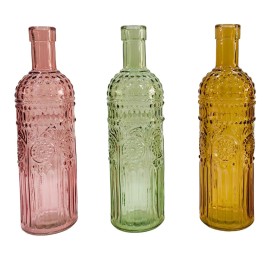 BOTELLA CUELLO ESTRECHO D.6,5 H 25 TRANSP 3 MIX