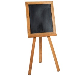 PIZARRA 60X3 H70 CON PIE 62X10 H135