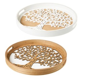 BANDEJA 2/C MDF 40 X 40 X 4 CM