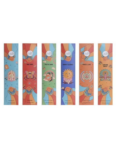 INCIENSO VARILLA SET 120 AROMA 6X4X25 HIPPIE SOUL
