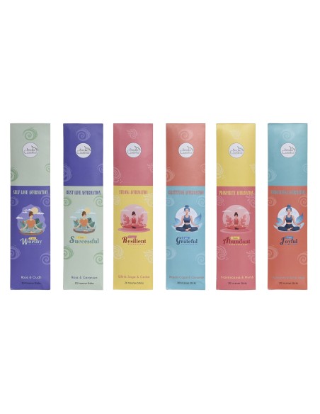 INCIENSO VARILLA SET 120 AROMA 6X4X25 MOTIVACION