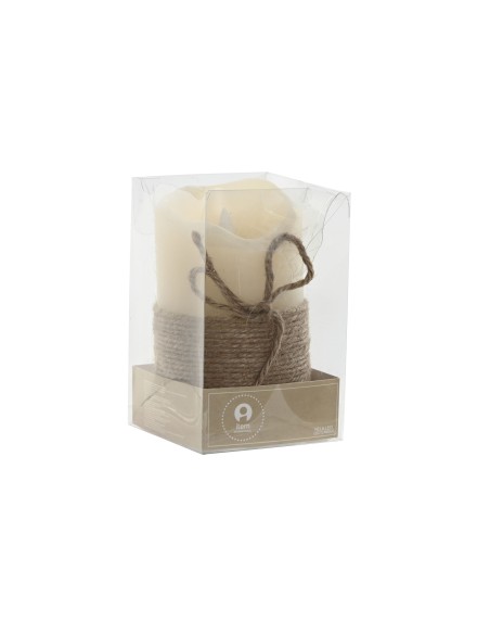 VELA LED CERA LED 7,5X7,5X12,5 165 GR, MOVIMIENTO