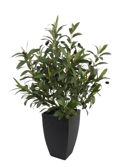 PLANTA POLIESTER PE 45X45X68 OLIVO VERDE