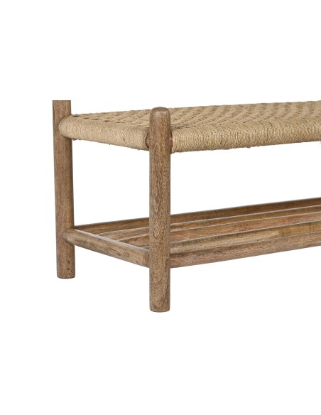 RECIBIDOR MANGO FIBRA 97X43X172 PERCHERO NATURAL