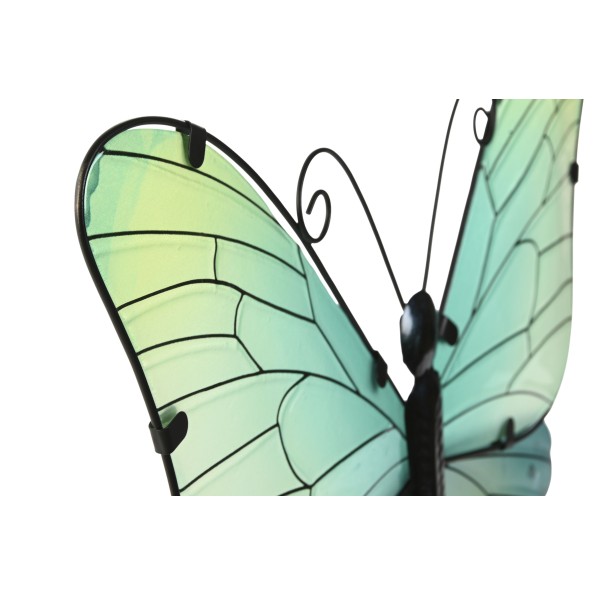 DECORACION PARED METAL 46X1,5X46 MARIPOSA 4 SURT.
