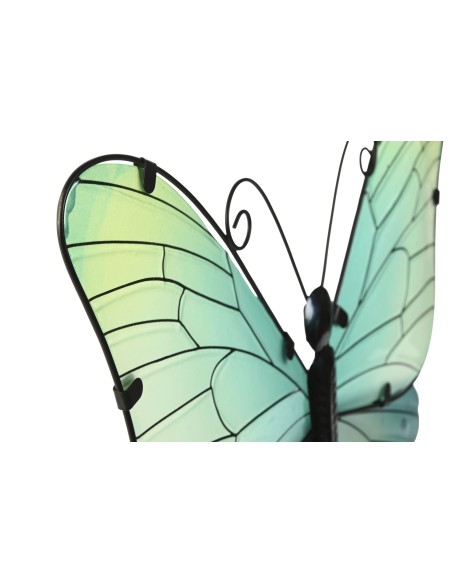 DECORACION PARED METAL 46X1,5X46 MARIPOSA 4 SURT.