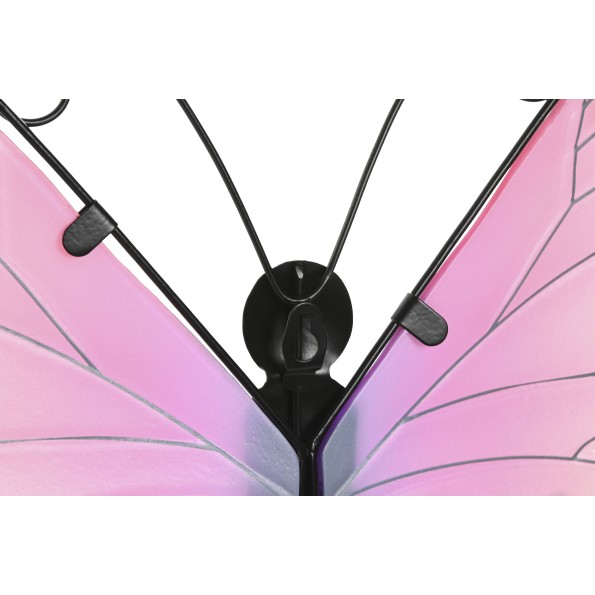 DECORACION PARED METAL 46X1,5X46 MARIPOSA 4 SURT.