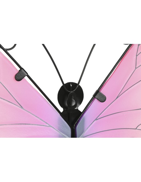 DECORACION PARED METAL 46X1,5X46 MARIPOSA 4 SURT.