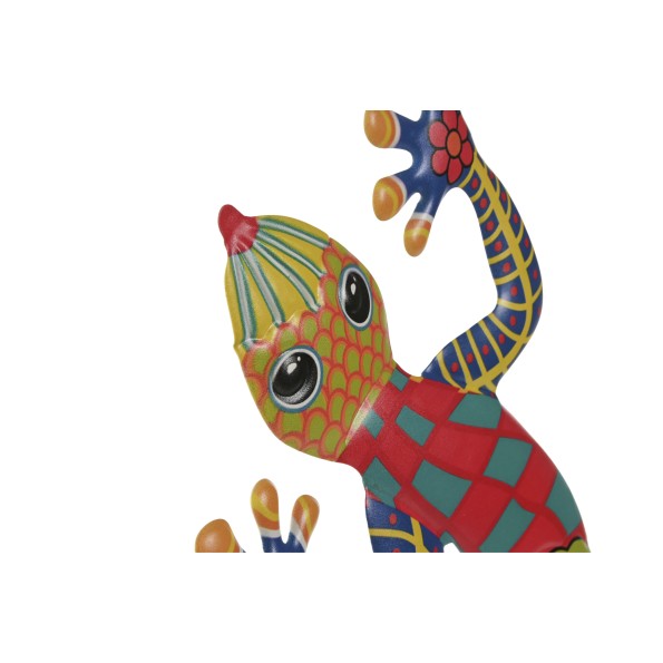 DECORACION PARED METAL 29X1,5X46 LAGARTIJA MATE