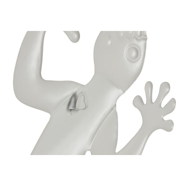 DECORACION PARED METAL 29X1,5X46 LAGARTIJA MATE