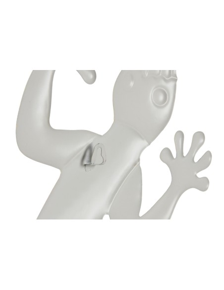 DECORACION PARED METAL 29X1,5X46 LAGARTIJA MATE