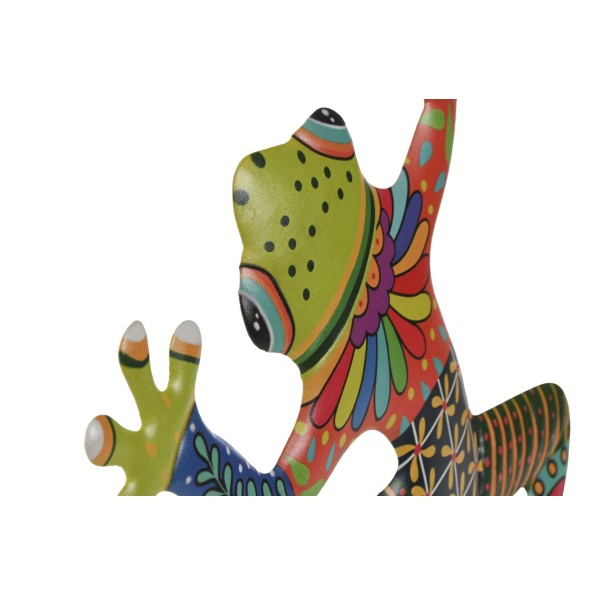 DECORACION PARED METAL 36X2X46 RANA MATE