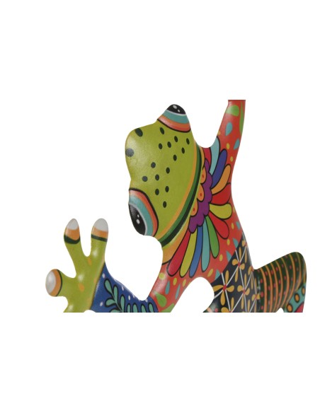 DECORACION PARED METAL 36X2X46 RANA MATE