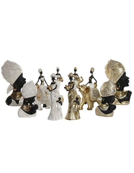 FIGURA RESINA 10X7X31 AFRICANA 2 SURT.